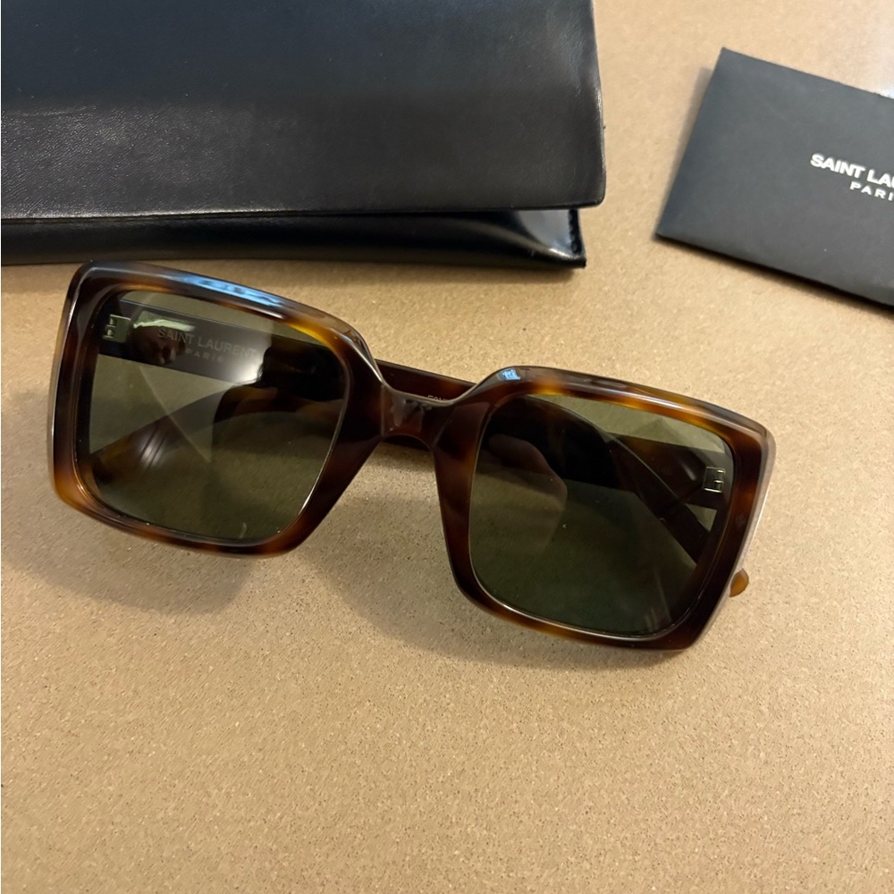 Saint Laurent Brown Sunglasses
